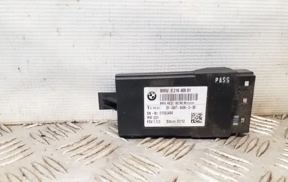 BMW 5 F10 F11 Seat control module 9216468 921646801