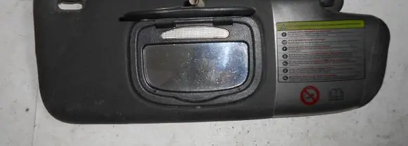 Alfa Romeo 159 Sun visor