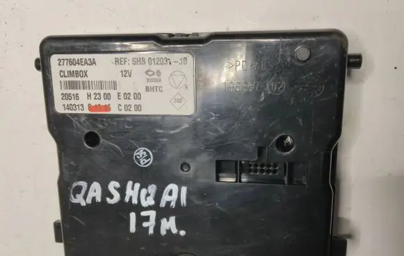 Nissan Qashqai Climate control unit 5HB01203110 277604EA3A