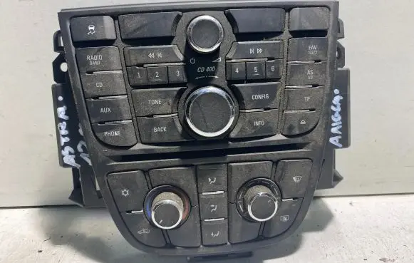 Opel Astra J Head unit multimedia control 13346050 28267481 100628B30254