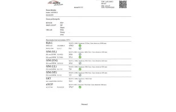 Fiat Idea Fuel injector 0445110187