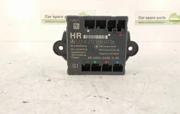 Mercedes-Benz E W212 Door control unit/module DALISID1656 2129004006 2129004206