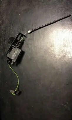Fuel tank cap lock motor