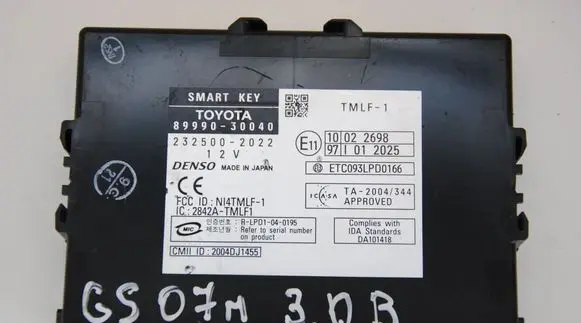 Lexus GS 300 350 430 450H Other devices 8999030040