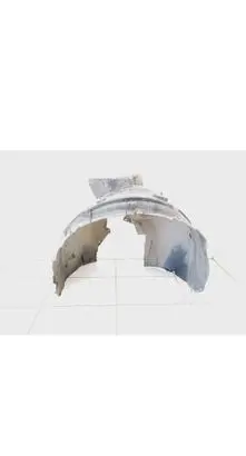 Front wheel arch liner splash guards