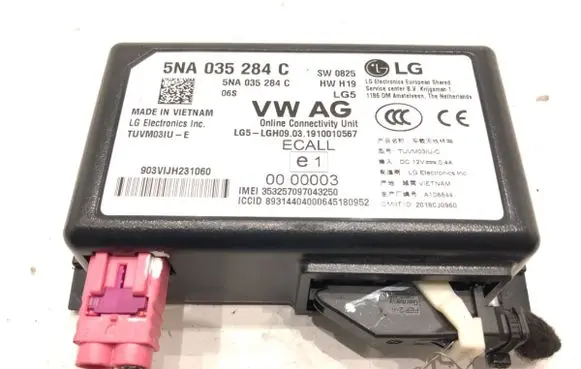 Volkswagen T-Roc Bluetooth control unit module 5NA035284C