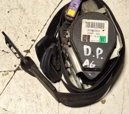 Audi A6 S6 C6 4F Front seatbelt 605404800 180105 008R000