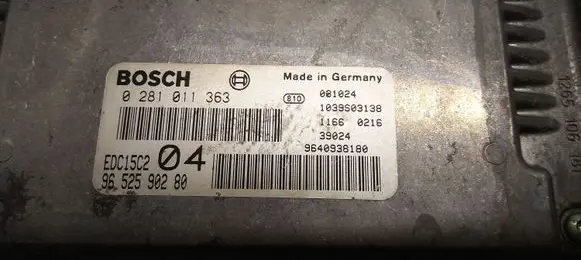 Citroen C8 Engine control unit/module 0281011363 9652590280 081024