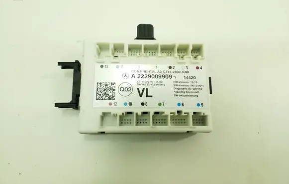 Mercedes-Benz S W222 Door control unit/module A2229009909
