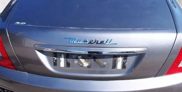 Maserati Quattroporte Truck tailgate 