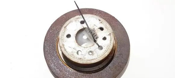 Saab 9-5 Rear brake disc neventiliuojamas