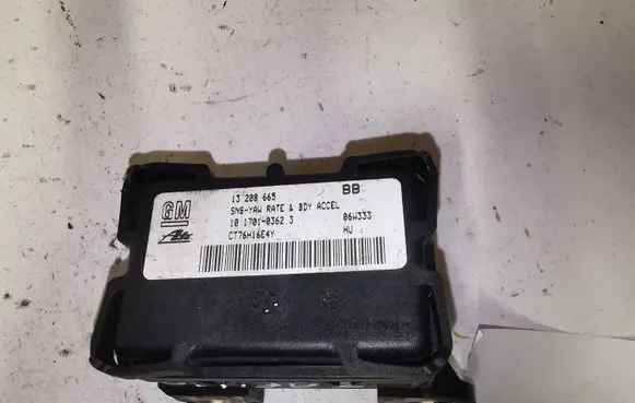 Opel Zafira B ESP acceleration yaw rate sensor 13208665 10170103623