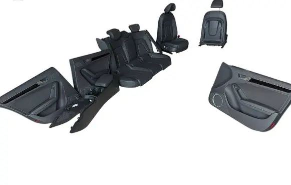 Audi A5 Sportback 8TA Seat and door cards trim set 