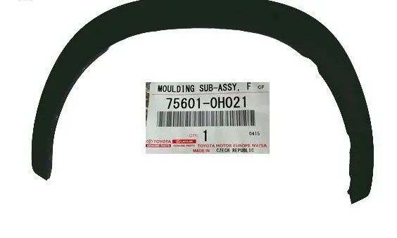 Toyota Aygo X Fender trim (molding) 75601-0H021