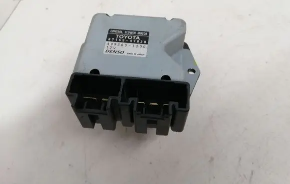 Toyota Prius (XW20) Heater blower motor/fan resistor 8716547020 4993001200