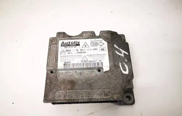 Citroen C4 I Airbag control unit/module 9662643980 603726100