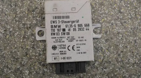 BMW 3 E46 Immobilizer control unit/module 61356905668 110187 05393244