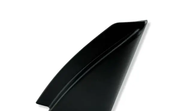Front door glass trim molding