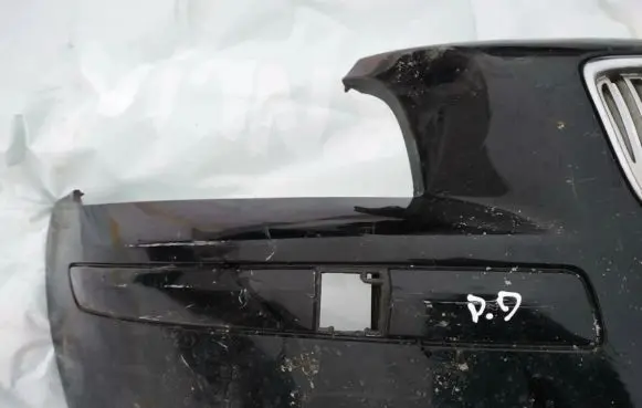 Front bumper splitter molding