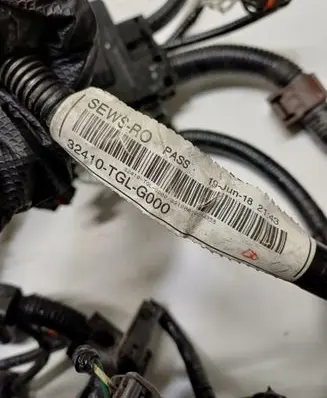 Engine installation wiring loom