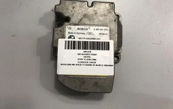 BMW X3 E83 Airbag control unit/module 3424581
