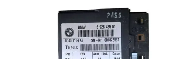 BMW 3 E90 E91 Seat control module 692643501 001825537 00401154A
