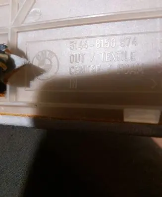 BMW 7 E38 Sunroof switch 8150974
