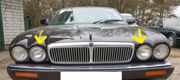 Jaguar XJ X300 Headlight/headlamp JLM12110 JLM12113 JLM12115