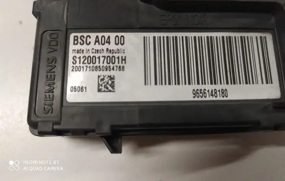 Peugeot 407 Comfort/convenience module 9656148180 BSCA0400 S120017001H