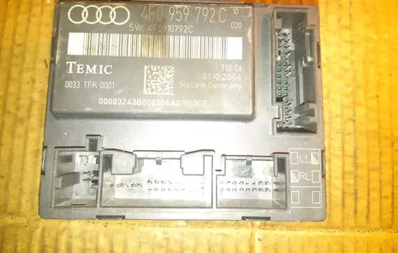 Audi A6 S6 C6 4F Door control unit/module 4F0959792C SW4F0910792C 0033TFK0001