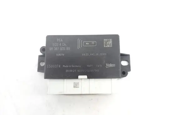 Opel Corsa F Parking PDC control unit/module 9838793580