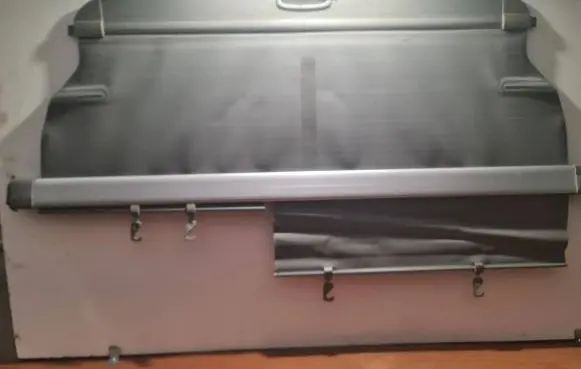 Parcel shelf load cover