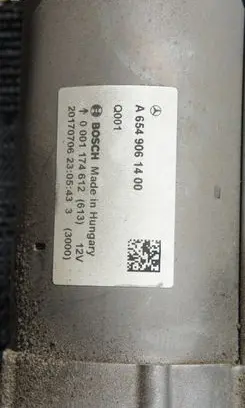 Mercedes-Benz E W213 Starter motor A6549061400 0001174612