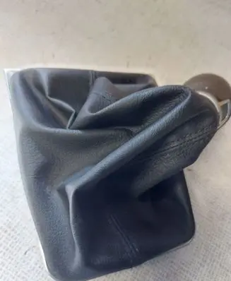 Gear lever shifter trim leather/knob