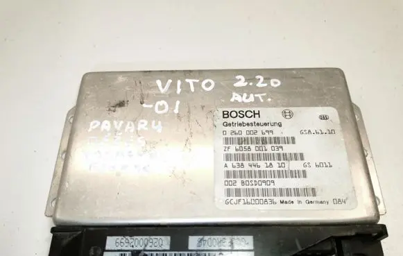 Mercedes-Benz Vito Viano W638 Gearbox control unit/module 0260002699 ZF6058001039