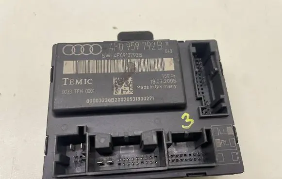 Audi A6 S6 C6 4F Door control unit/module 4F0959792B 4F0910793B 0033TFK0001