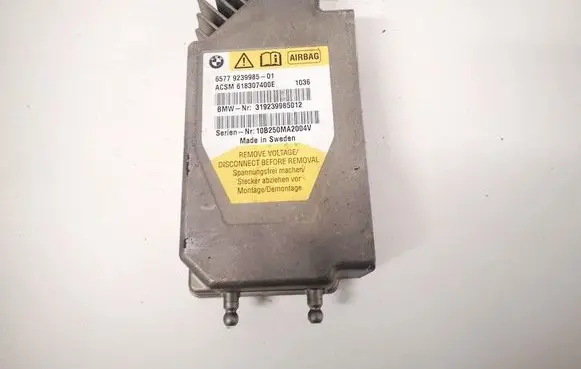 BMW 5 F10 F11 Airbag control unit/module 6577923998501 618307400E