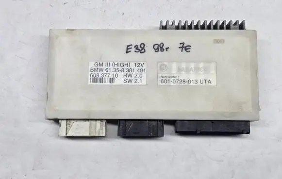 BMW 7 E38 Comfort/convenience module 8381491 61358381491 6010728013