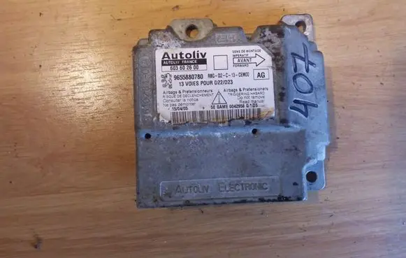 Peugeot 407 Airbag control unit/module 9655880780 603602600