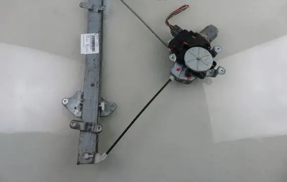 Front door window regulator with motor