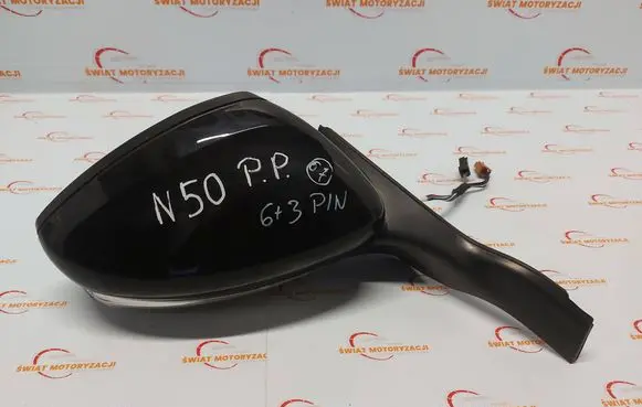 Peugeot 208 I Front door electric wing mirror 