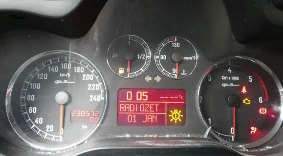 Alfa Romeo 147 Speedometer (instrument cluster) 156071238 IMPRK1214560