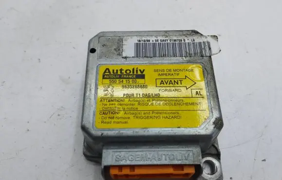 Peugeot 206 Airbag control unit/module 550541500 9635268880