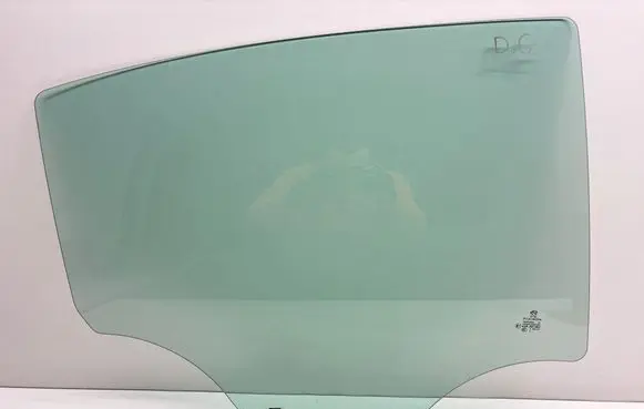 Peugeot 208 I Rear door window glass AS2M3232DOT682 E000199 43R001583