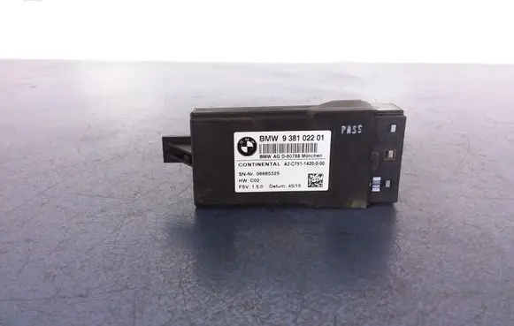 BMW 7 G11 G12 Seat control module 938102201