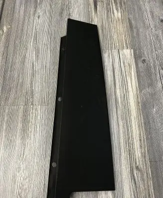 Front door glass trim molding