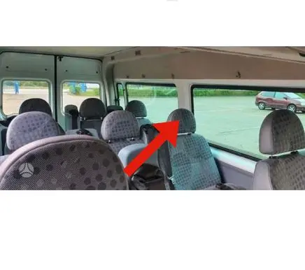 Opel Vivaro Rear seat headrest
