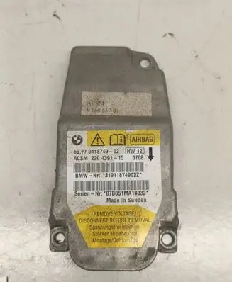 BMW 5 E60 E61 Airbag control unit/module 9118749