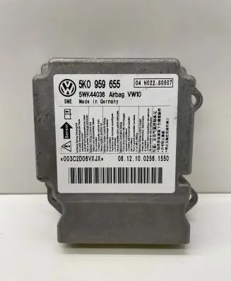 Volkswagen Golf VI Airbag control unit/module 5K0959655