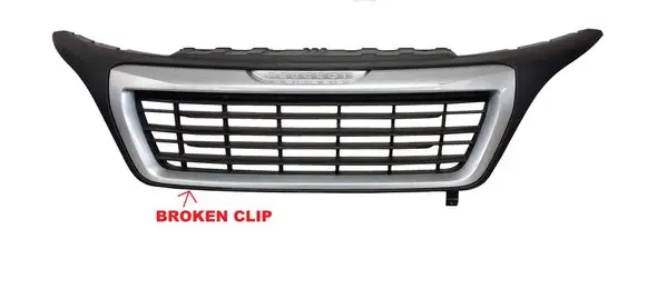 Peugeot Boxer Front bumper upper radiator grill 1314847070